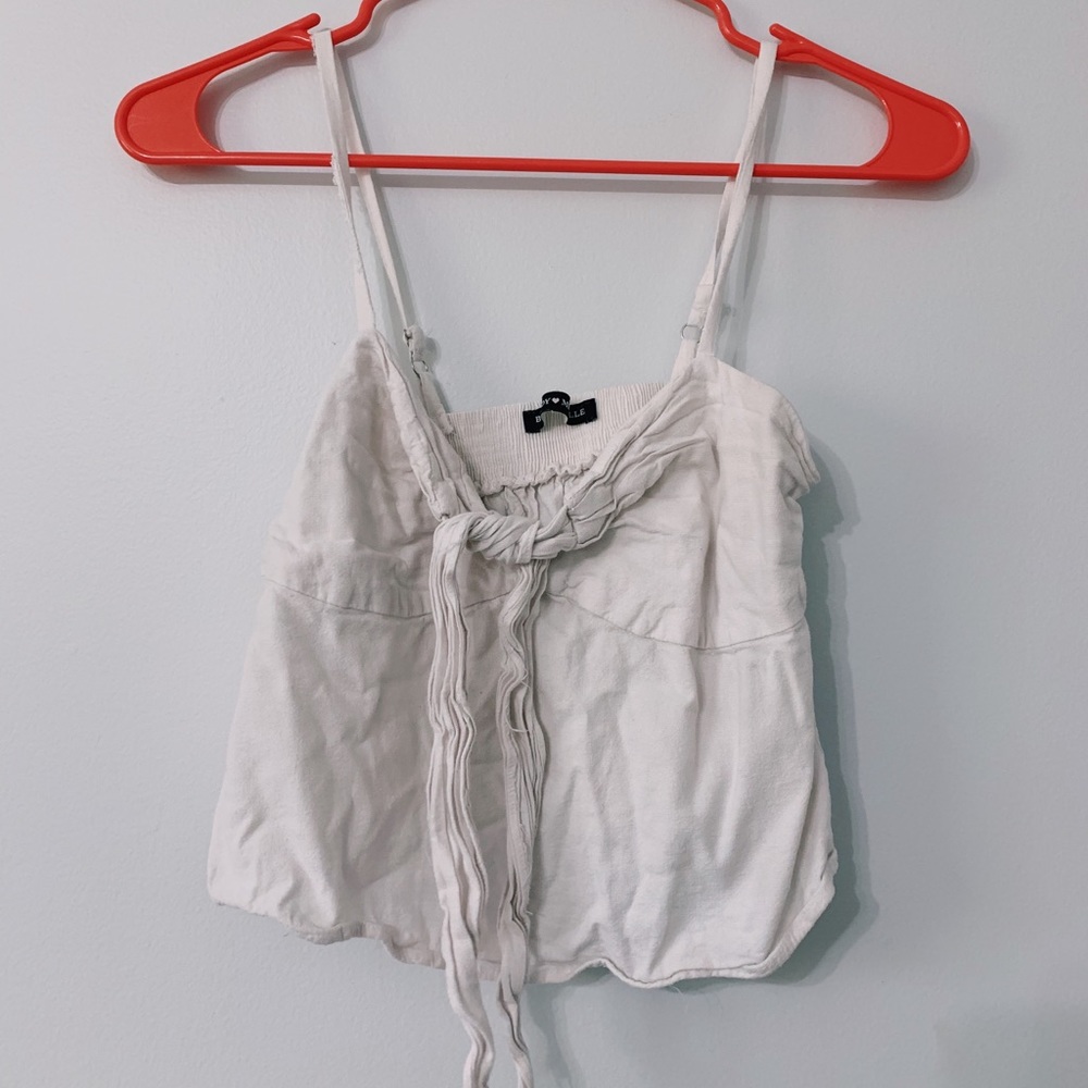 Brandy Melville White Crop Top